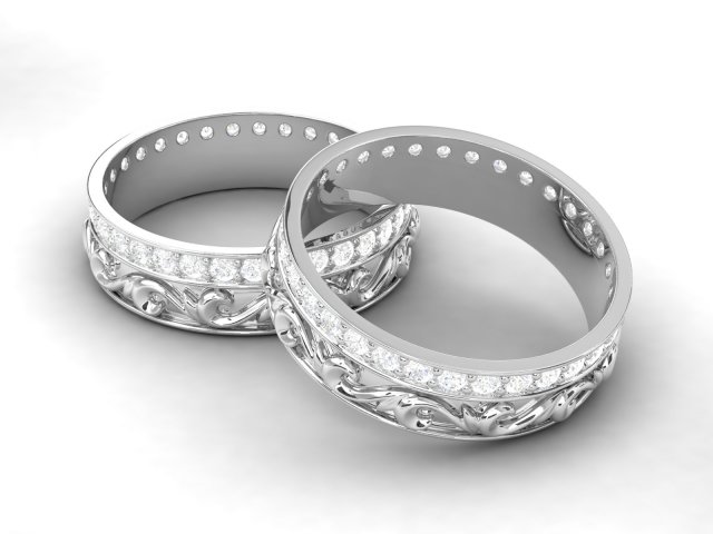 band ring 3D-printmodel .c4d .max .obj .3ds .fbx .stl .blend 