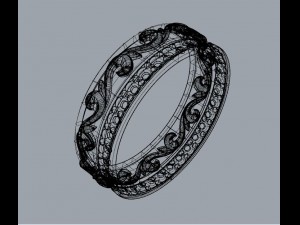 band ring 3D-printmodel