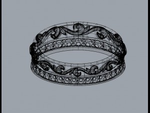 band ring 3D-printmodel