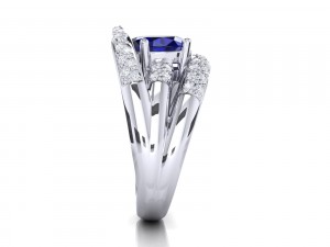 sapphire ring Modèles 3D en vedette