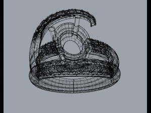 sapphire ring Model do druku 3D