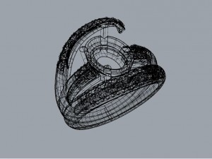 sapphire ring Model do druku 3D