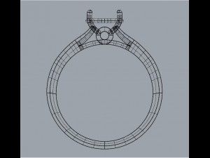diamond ring 3Dプリントモデル