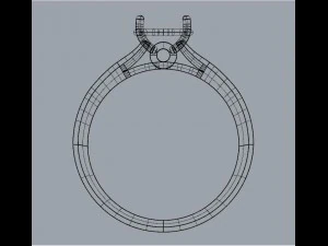 diamond ring 3D Print Model