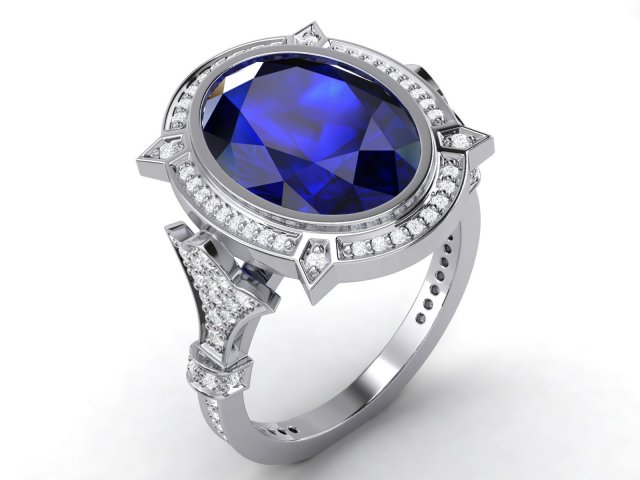 old fashioned ring 3D-printmodel .c4d .max .obj .3ds .fbx .stl .blend 
