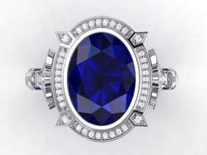 old fashioned ring 3D-printmodel
