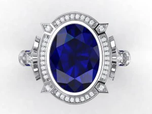 old fashioned ring 3D Print Model