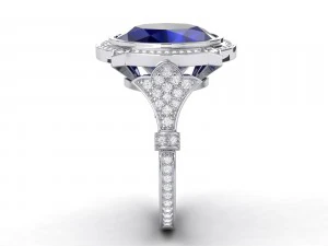 old fashioned ring 3D Print Model