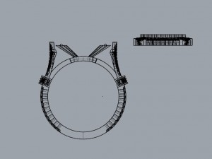 old fashioned ring 3D-printmodel