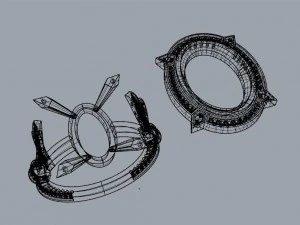 old fashioned ring 3D Print Model