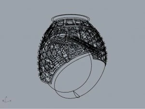 bague rubis pour homme Modèles 3D en vedette