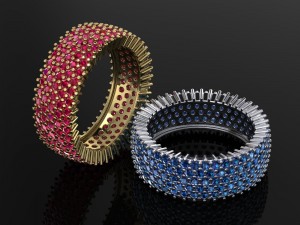 pave ring 3D Model