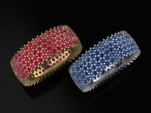 pave ring Model 3D