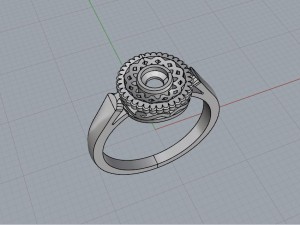 round pattern ring 3D प्रिंट मॉडल