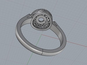 round pattern ring 3D प्रिंट मॉडल