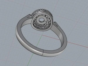 round pattern ring 3D Print Model