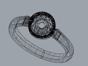 round pattern ring 3D प्रिंट मॉडल