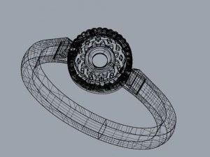 round pattern ring 3D Print Model