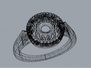 round pattern ring 3D प्रिंट मॉडल
