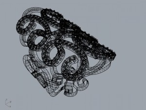 pattern ring Model Cetak 3D