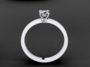 engagement ring model 005 3D Print Model