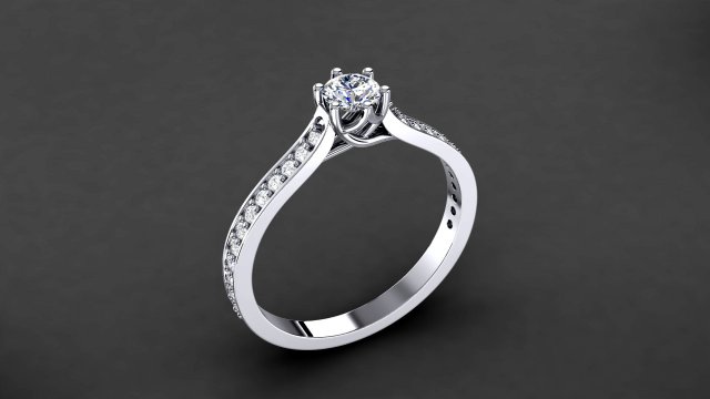 engagement crossover setting ring 3D प्रिंट मॉडल .c4d .max .obj .3ds .fbx .stl .blend
