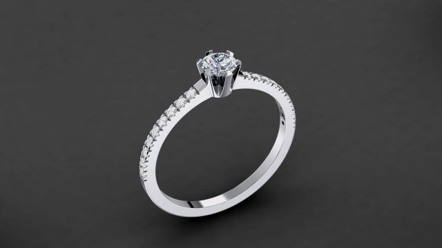 engagement ring model 002 Model Cetak 3D .c4d .max .obj .3ds .fbx .stl .blend 