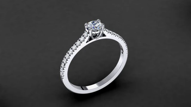 engagement ring model 004 3D Print Model .c4d .max .obj .3ds .fbx .stl .blend 