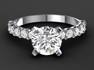 engagement ring model 006 Modello di stampa 3D