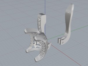 earring 10x8 Modello di stampa 3D