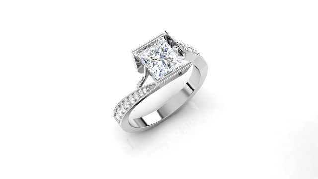 princess ring Modèles 3D en vedette .c4d .max .obj .3ds .fbx .stl .blend 