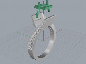 princess ring Modèles 3D en vedette