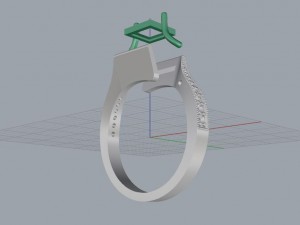 princess ring Modèles 3D en vedette
