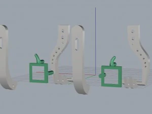 princess earring 3D Print Model