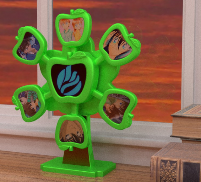 pictures frame animated Modelo 3D .c4d .max .obj .3ds .fbx .stl .blend 