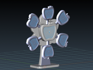 pictures frame animated Modelo 3D