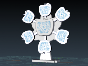 pictures frame animated Modelo 3D