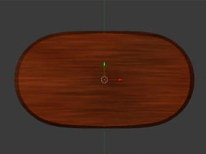 woden table 3D Model
