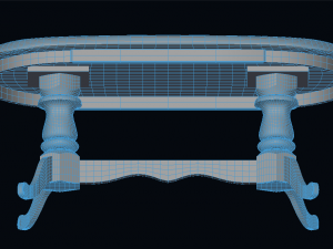 woden table 3D Model
