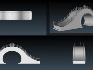 chiness bridge 3D Model