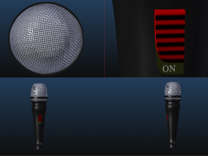 microphones 3D-Modell