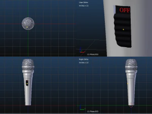 microphones 3D Model