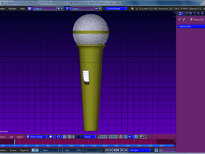 microphones 3D-Modell