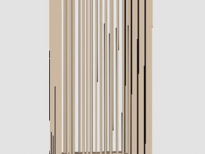 wood shoe rack Modelo 3D