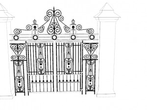 gate Modello 3D