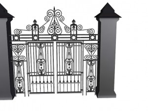 gate Modello 3D