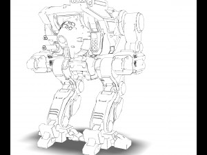 mechwarrior - direwolf 3D Model