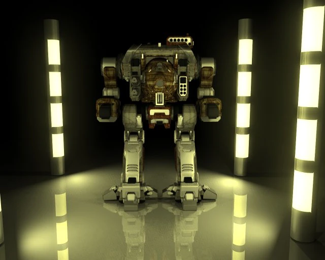 mechwarrior - direwolf 3D Model .c4d .max .obj .3ds .fbx .stl .blend
