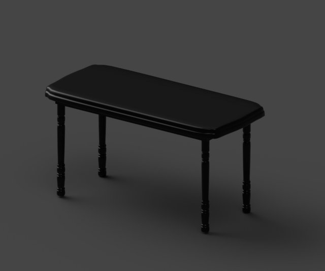 table Modelo 3D .c4d .max .obj .3ds .fbx .stl .blend 