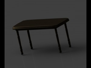 table Modelo 3D